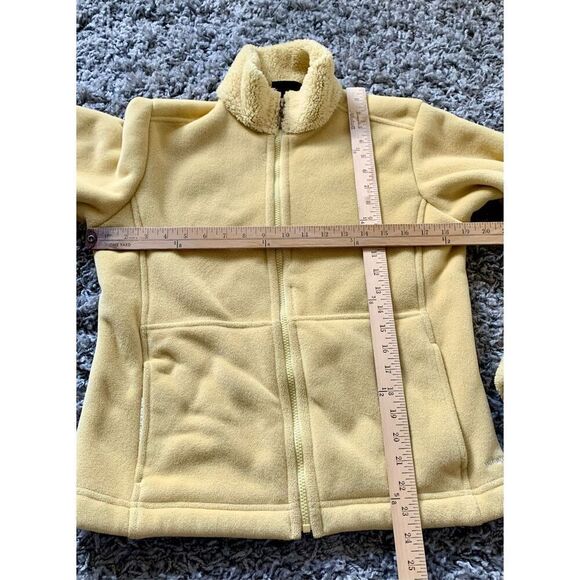 Patagonia Synchilla Windzone YELLOW ZIP Fleece Jacket Coat womens M - Picture 5 of 8